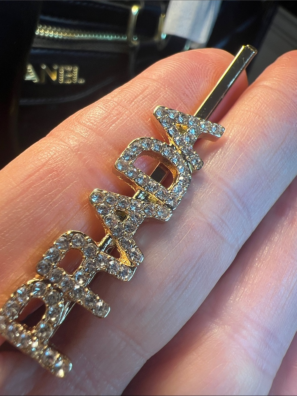 Crystal Bobby Pin - Silver - Picture 8 of 8